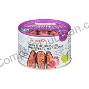 Aubergines dans une sauce d'oignon et de tomate