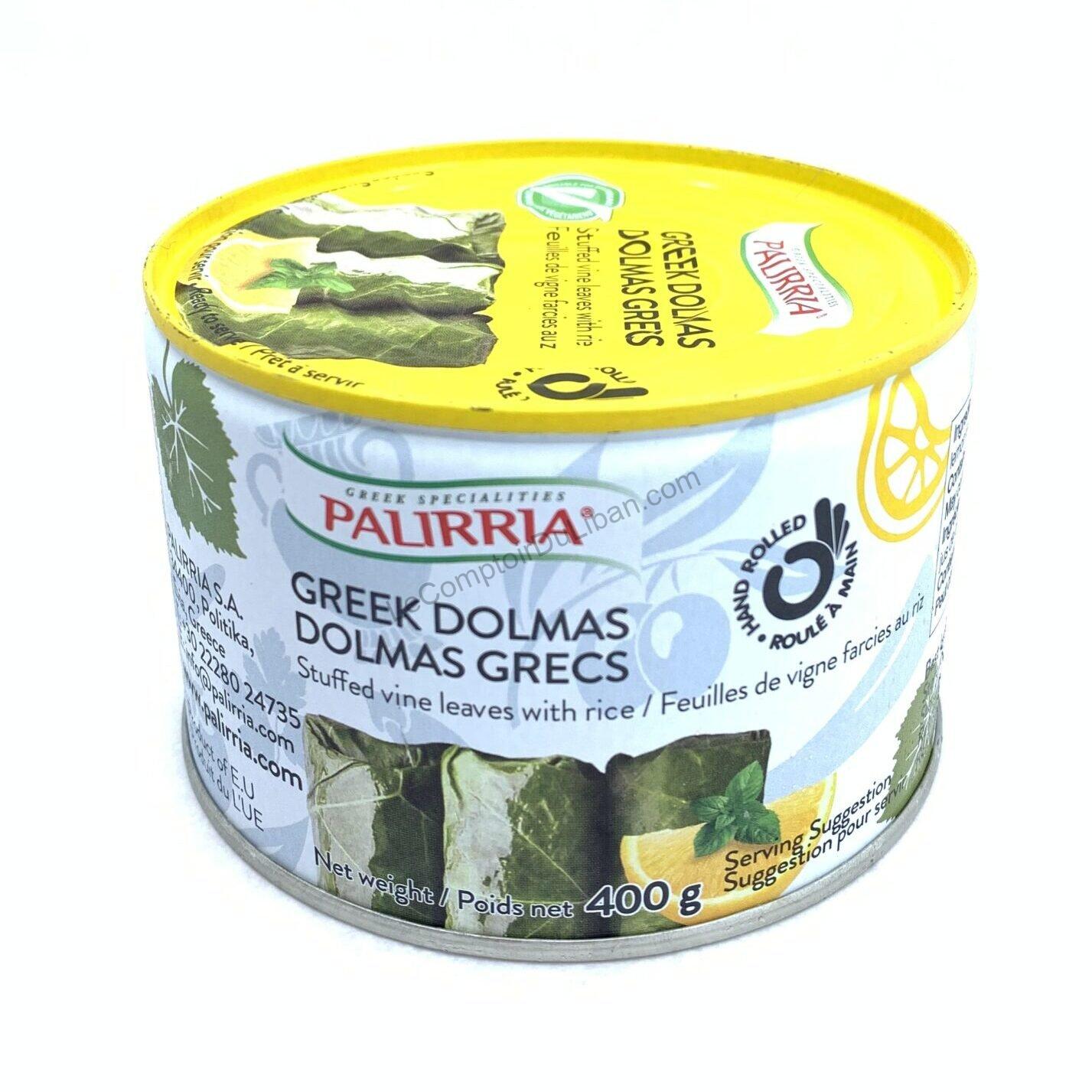 Feuilles de vigne farcise aux riz et aux herbes 400gr