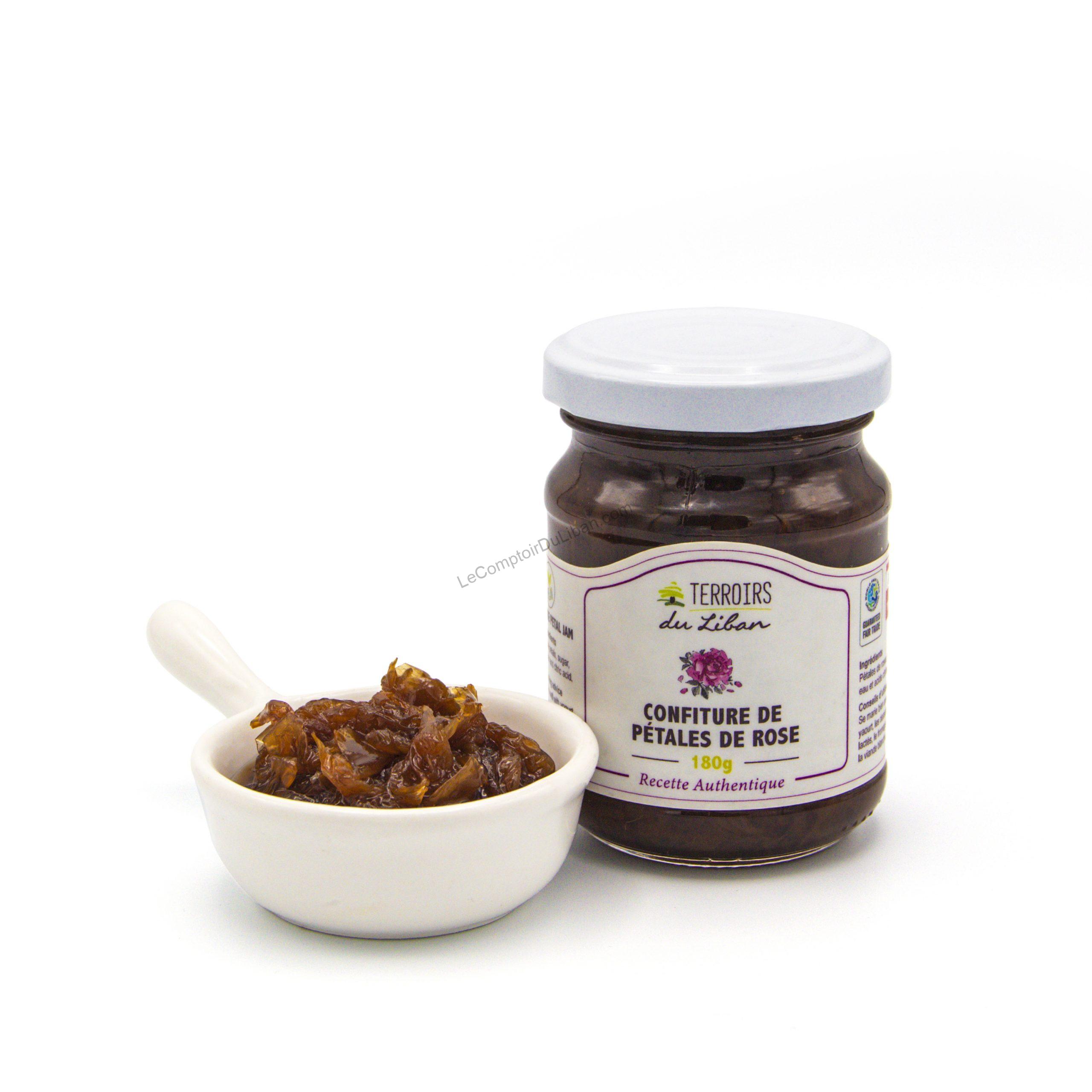 Confiture de pétales de rose