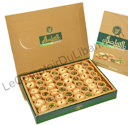 Baklawa nid d'oiseau pistache et cajou